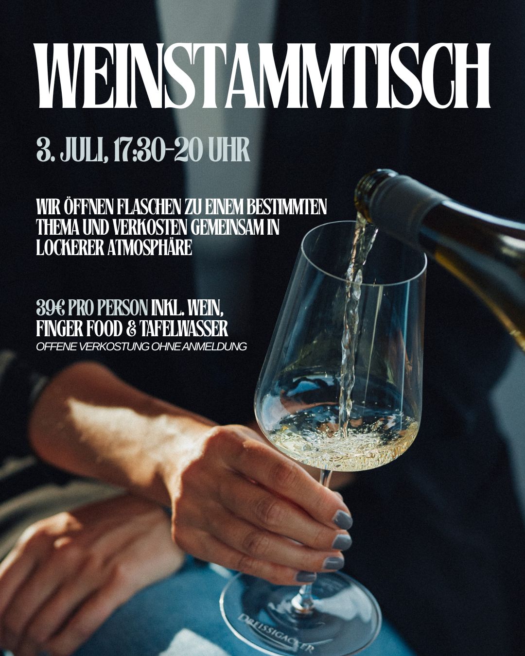 Weinstammtisch im Hugenpoet & Friends am 03. Juli 
